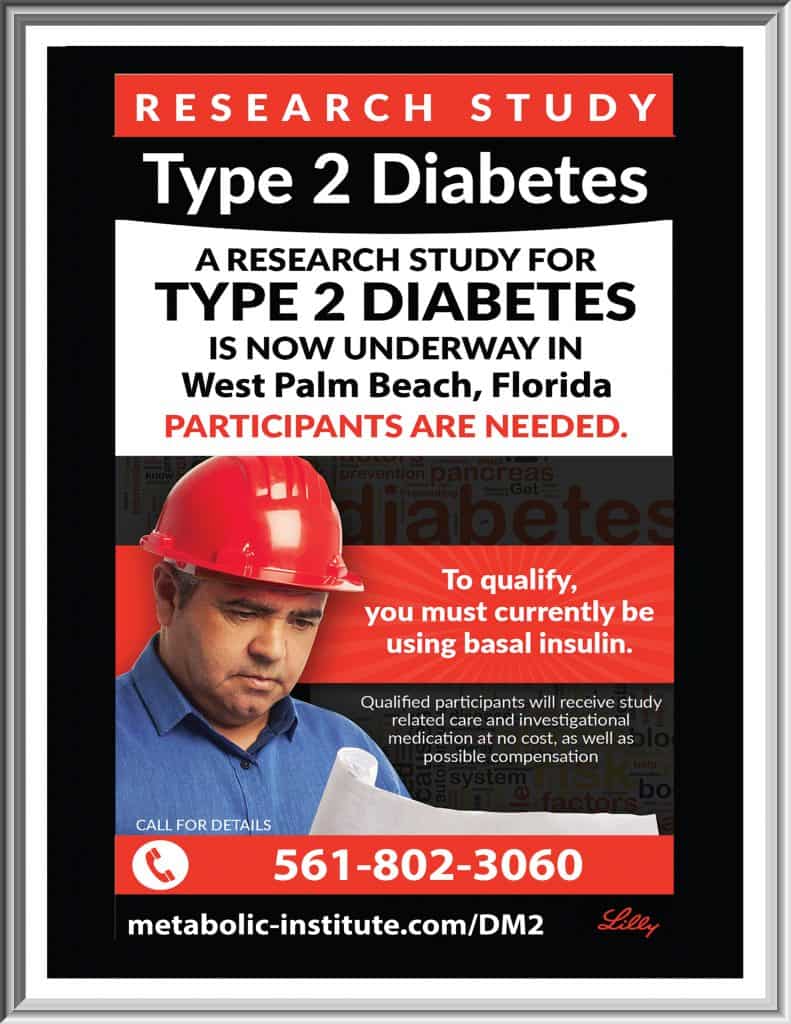 Type 2 Diabetes Clinical Study Flyer